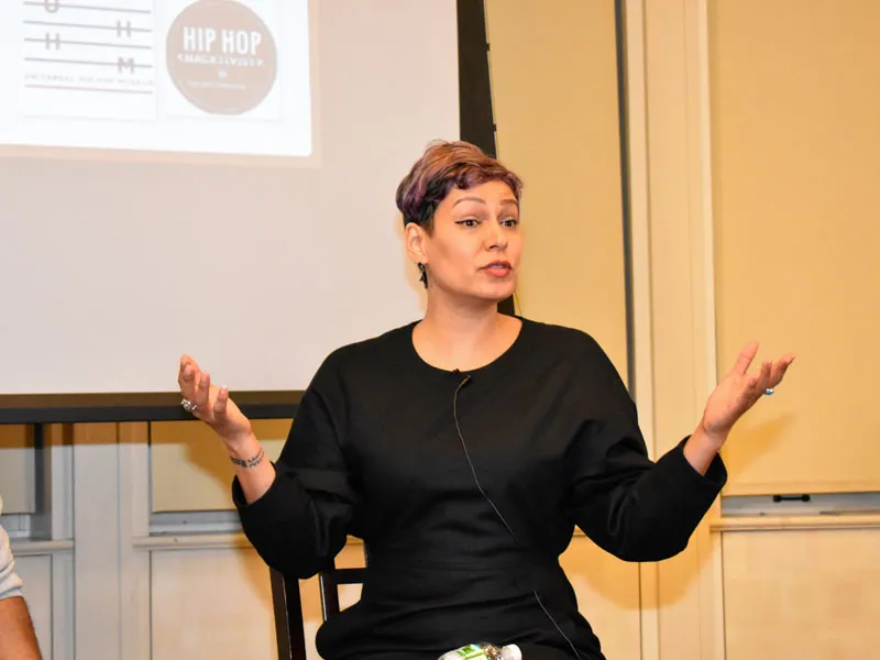 Martha Diaz speaking